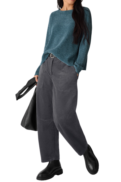 Chenille Blend Crew Neck Top