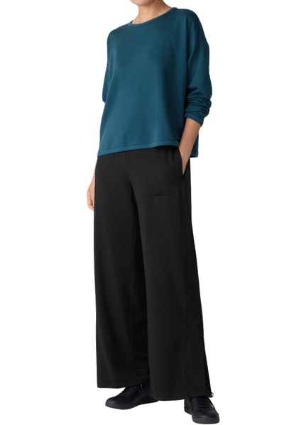 Straight Pant With Side Slits