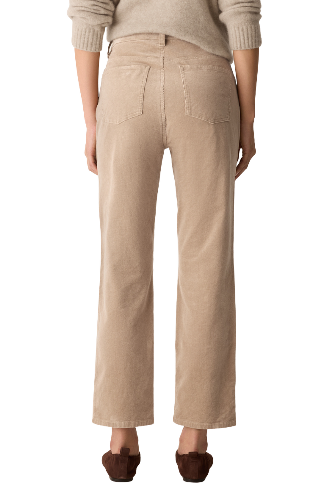 Organic Cotton Stretch Corduroy Straight Pant