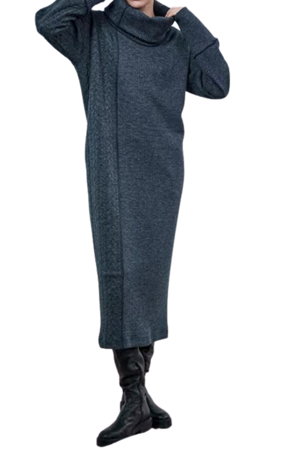 Oder Quilt Knit Tunic Dress