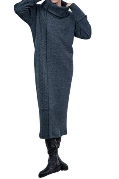 Oder Quilt Knit Tunic Dress