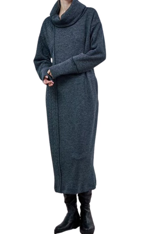Oder Quilt Knit Tunic Dress