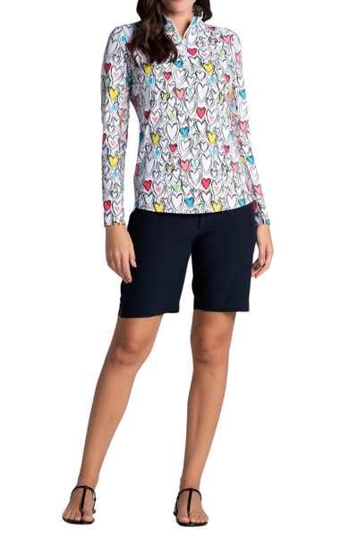 Millie (Hearts) Zip Mock