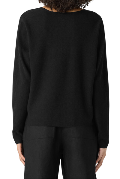 Organic Linen Cotton V-Neck Sweater