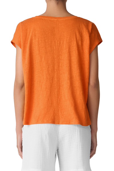 Front Seam Organic Jersey Tee