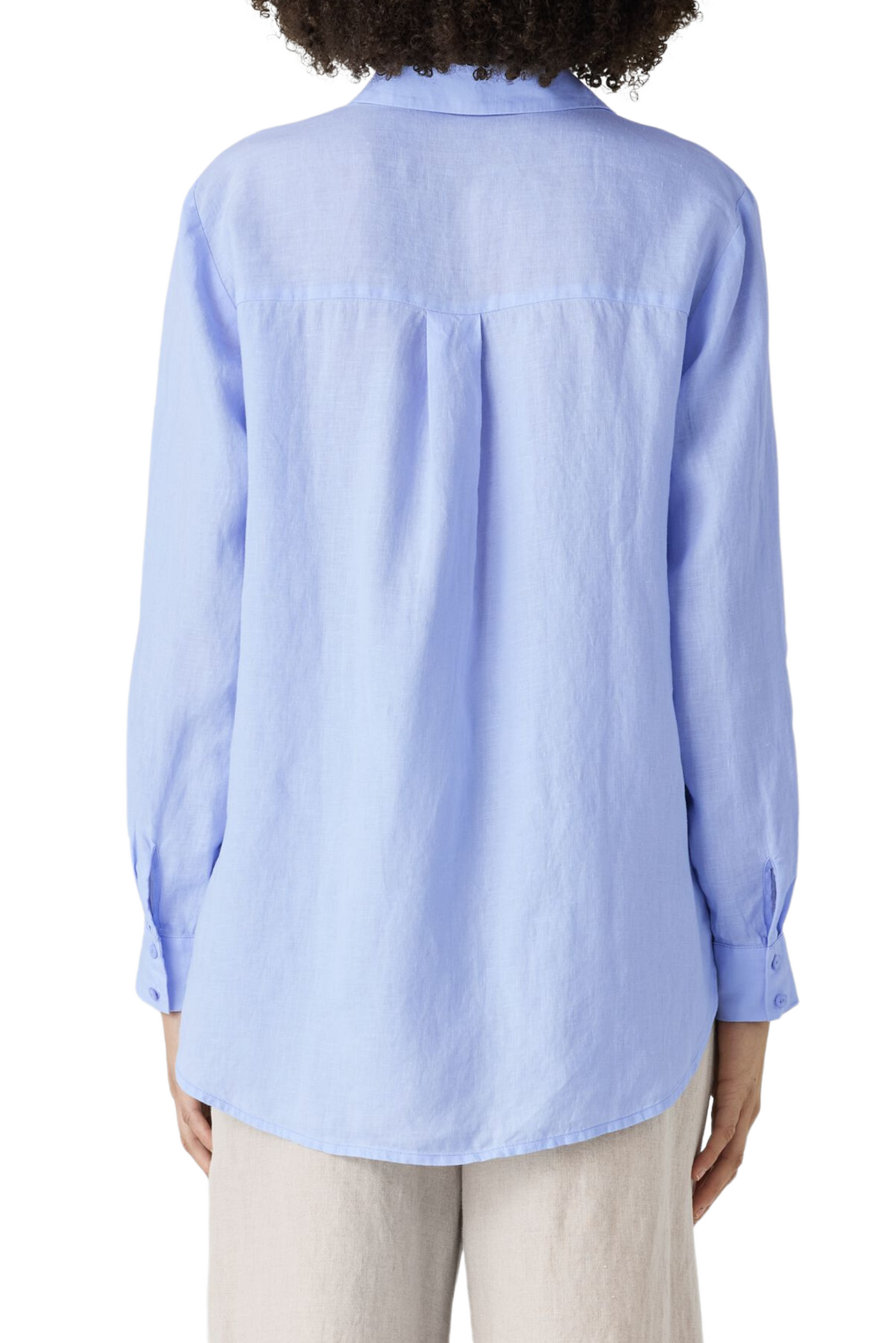 Organic Handkerchief Linen Classic Collar Shirt