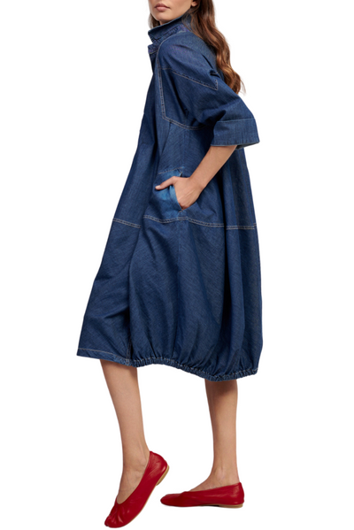 Panama Oversized Shirt Dress