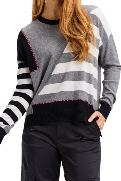 Handwork Stripe Sweater