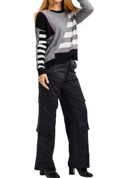 Handwork Stripe Sweater
