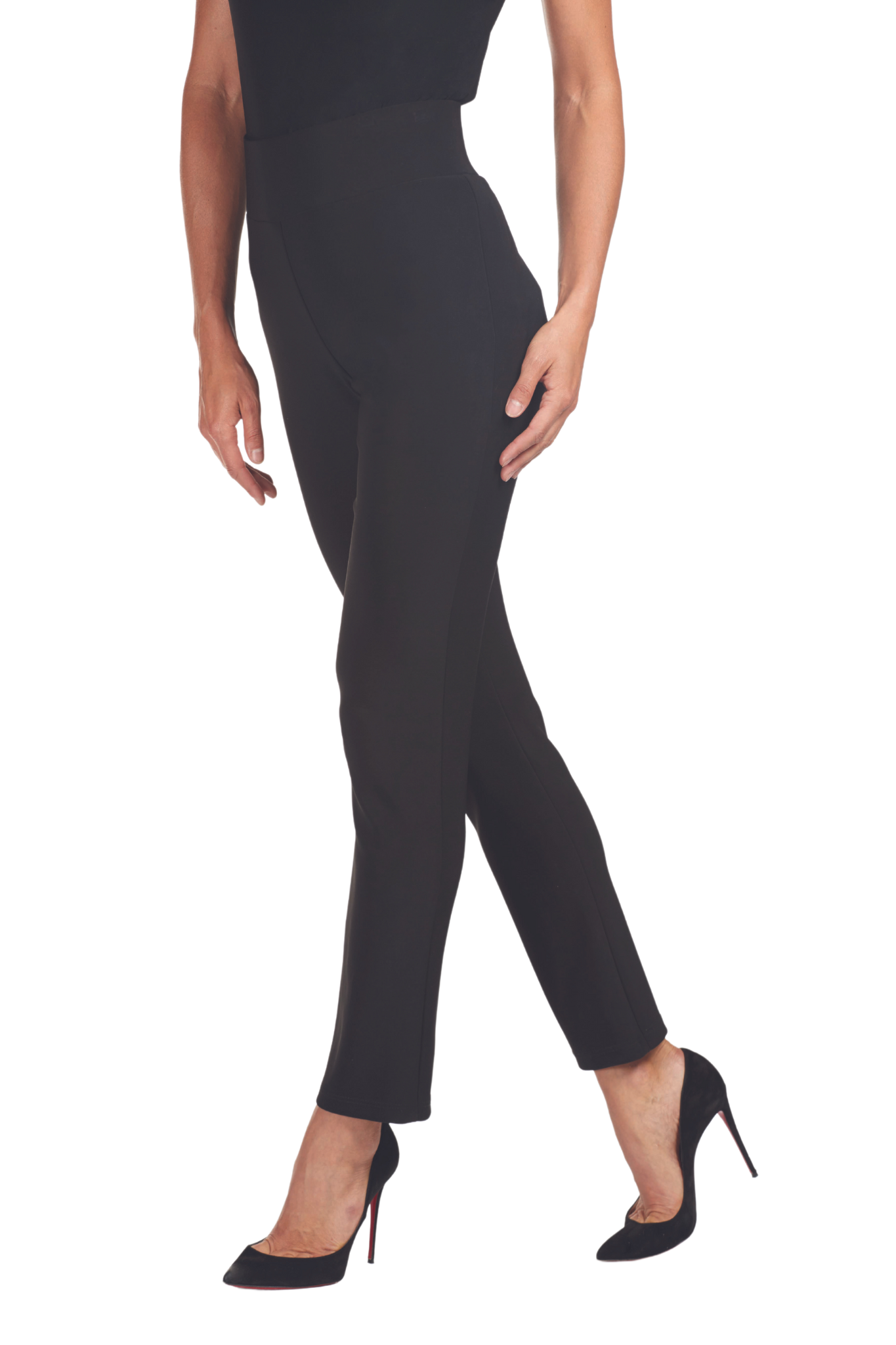 Pull On High Waist Pant