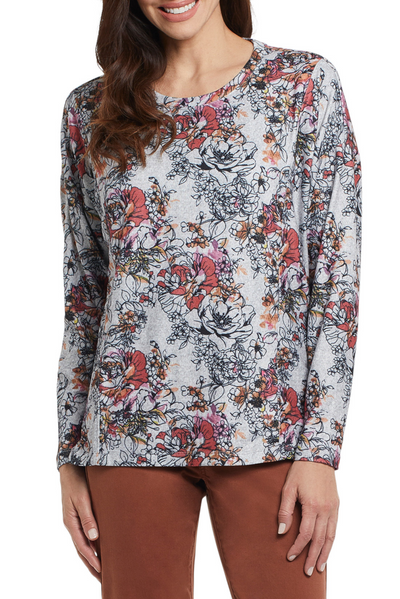 Long Sleeve Printed Top