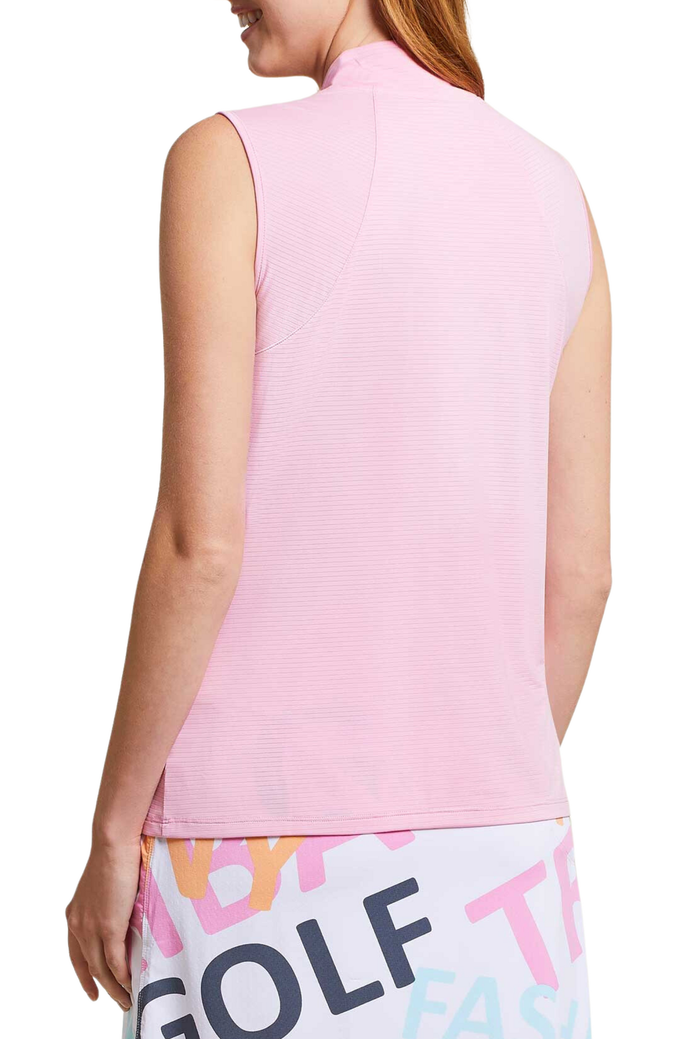Sleeveless Mockneck w/Zipper