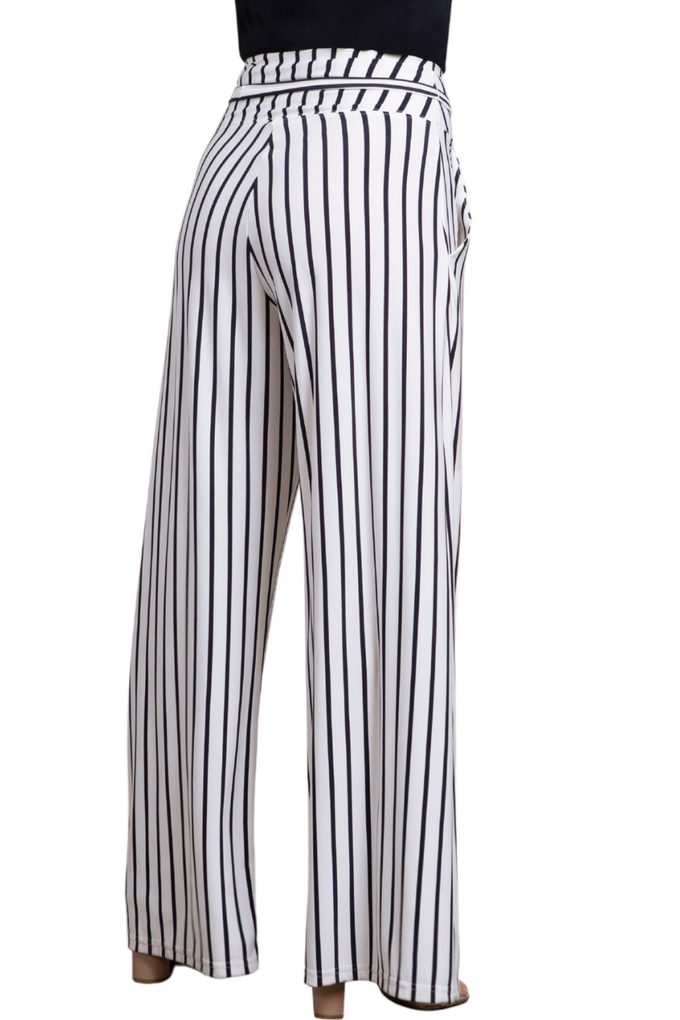 Stripe Wide Leg Trouser