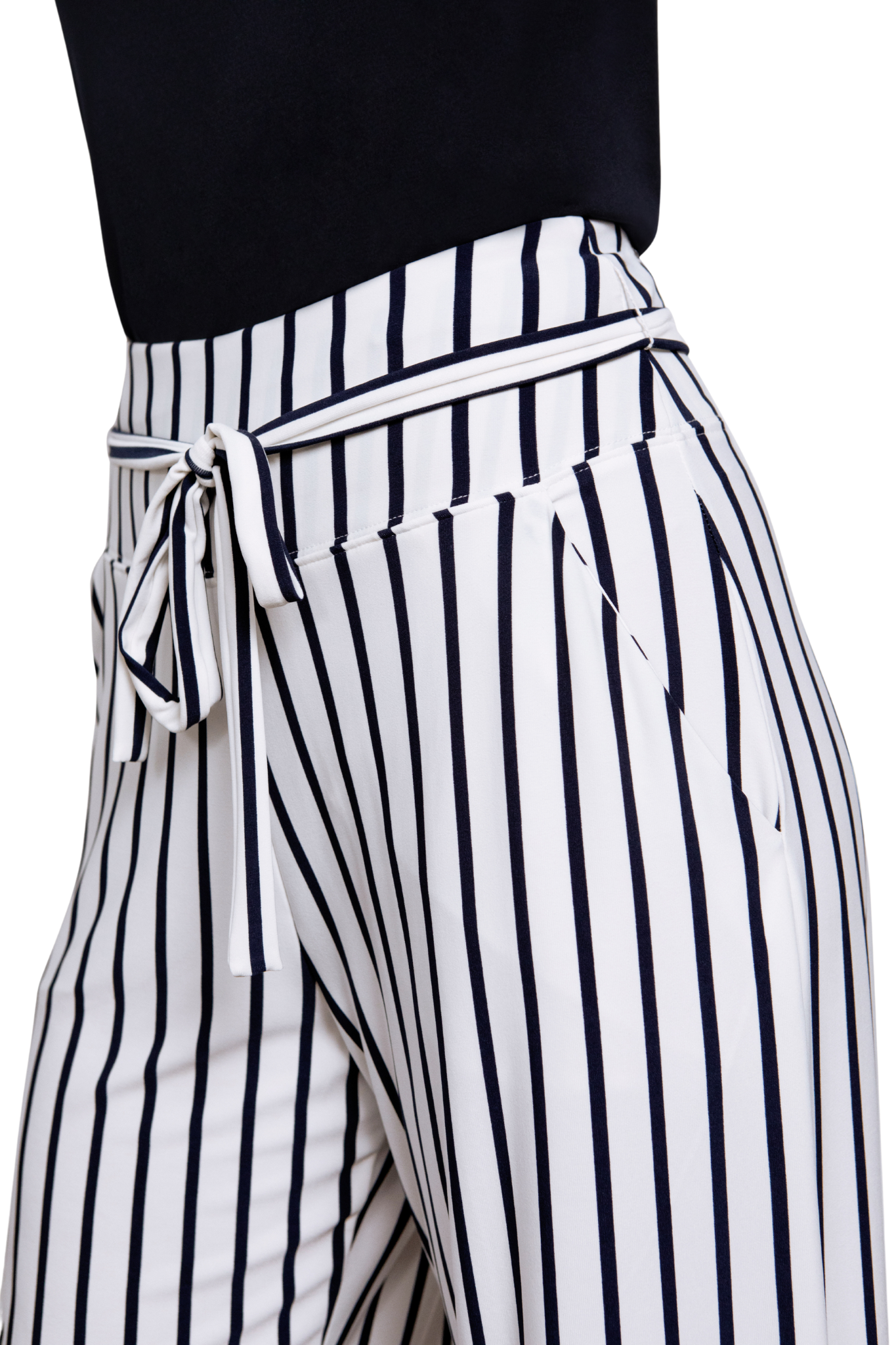 Stripe Wide Leg Trouser