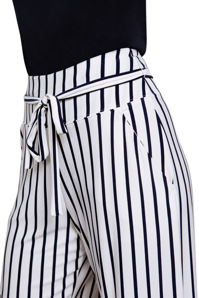 Stripe Wide Leg Trouser