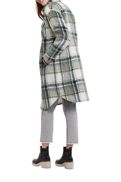 Drop Shoulder Long Jacket