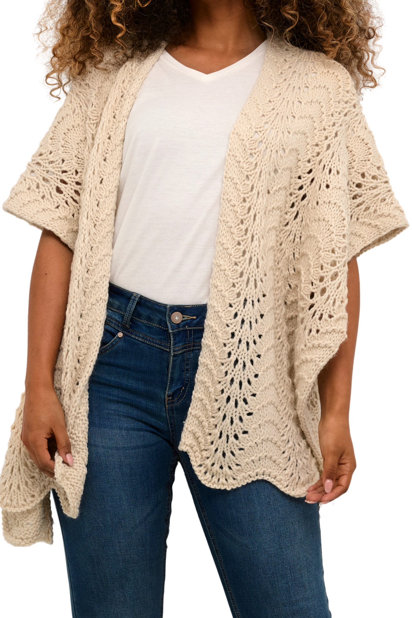 Blomma Knit Cape