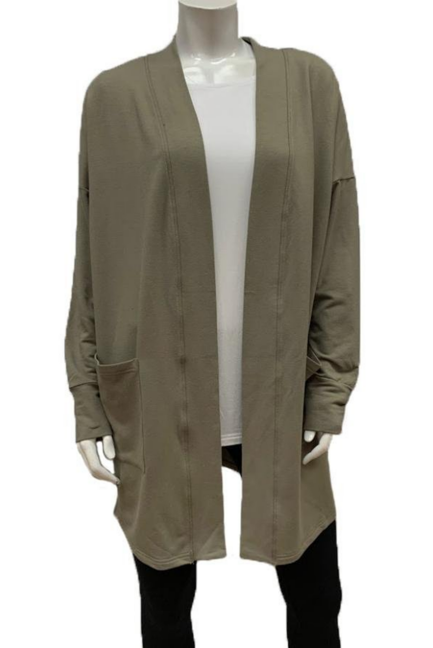 Bamboo French Terry Boyfriend Cardigan