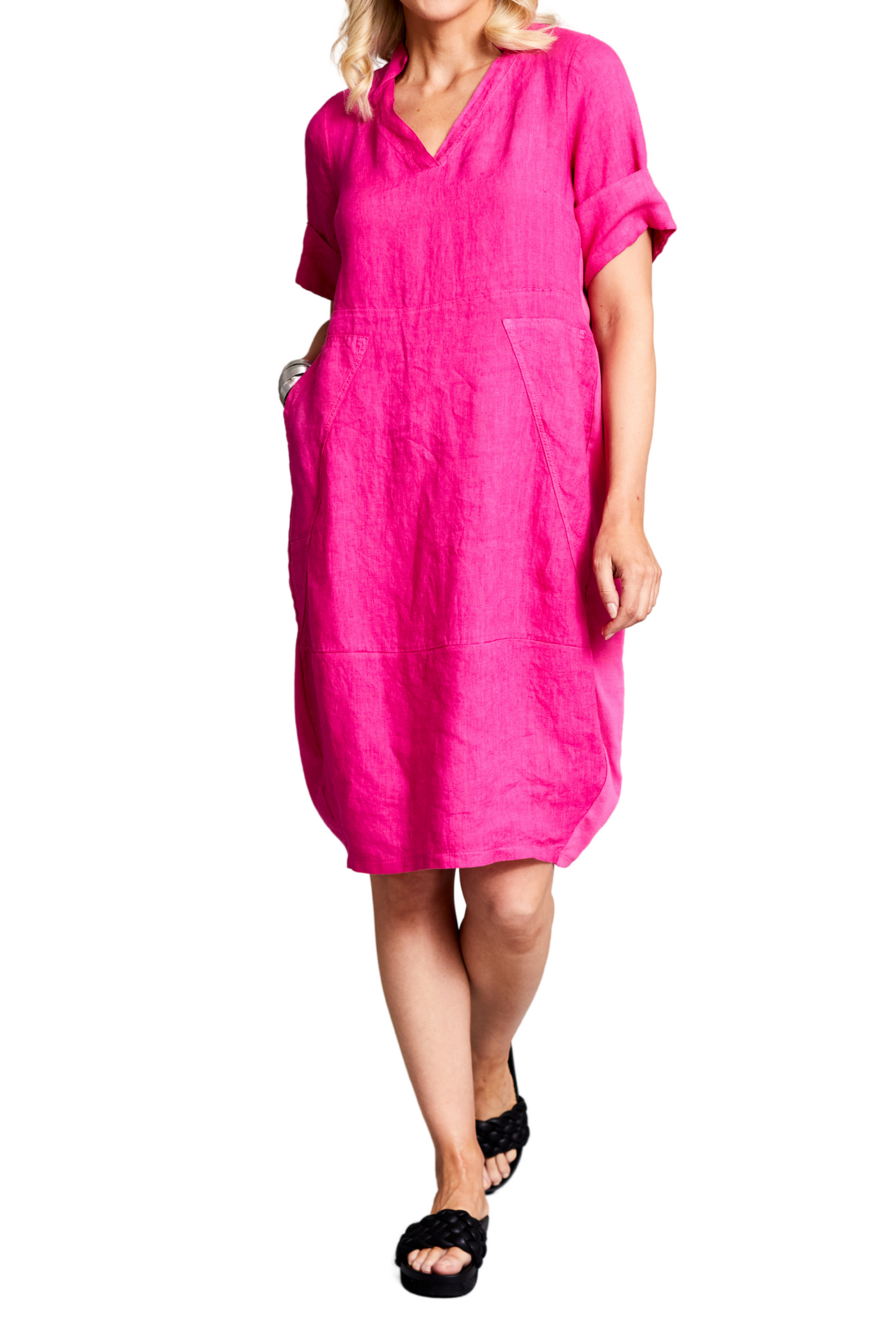 Slant Pocket Dress